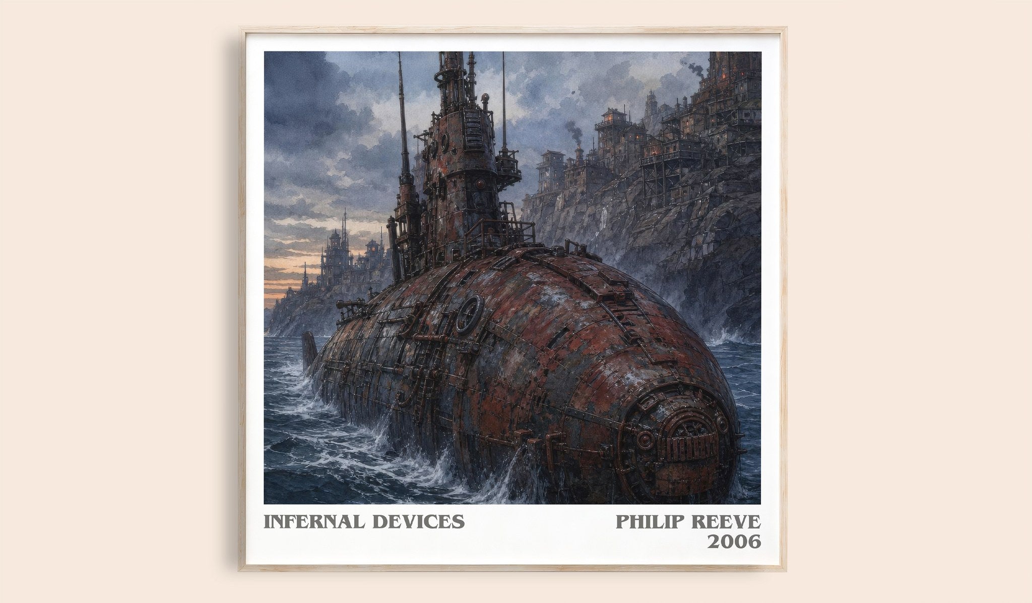 Infernal devices Literary Art Print by Philip Reeve