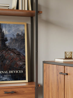 Infernal devices book watercolour illustration paper finish options – matte satin gloss