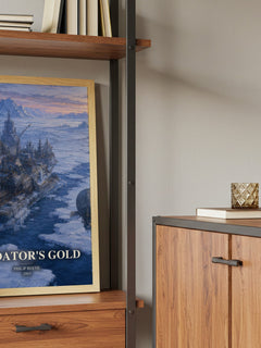 Predator's Gold book watercolour illustration paper finish options – matte satin gloss