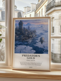 Predator's Gold bookish poster colour and style options – Philip Reeve book art