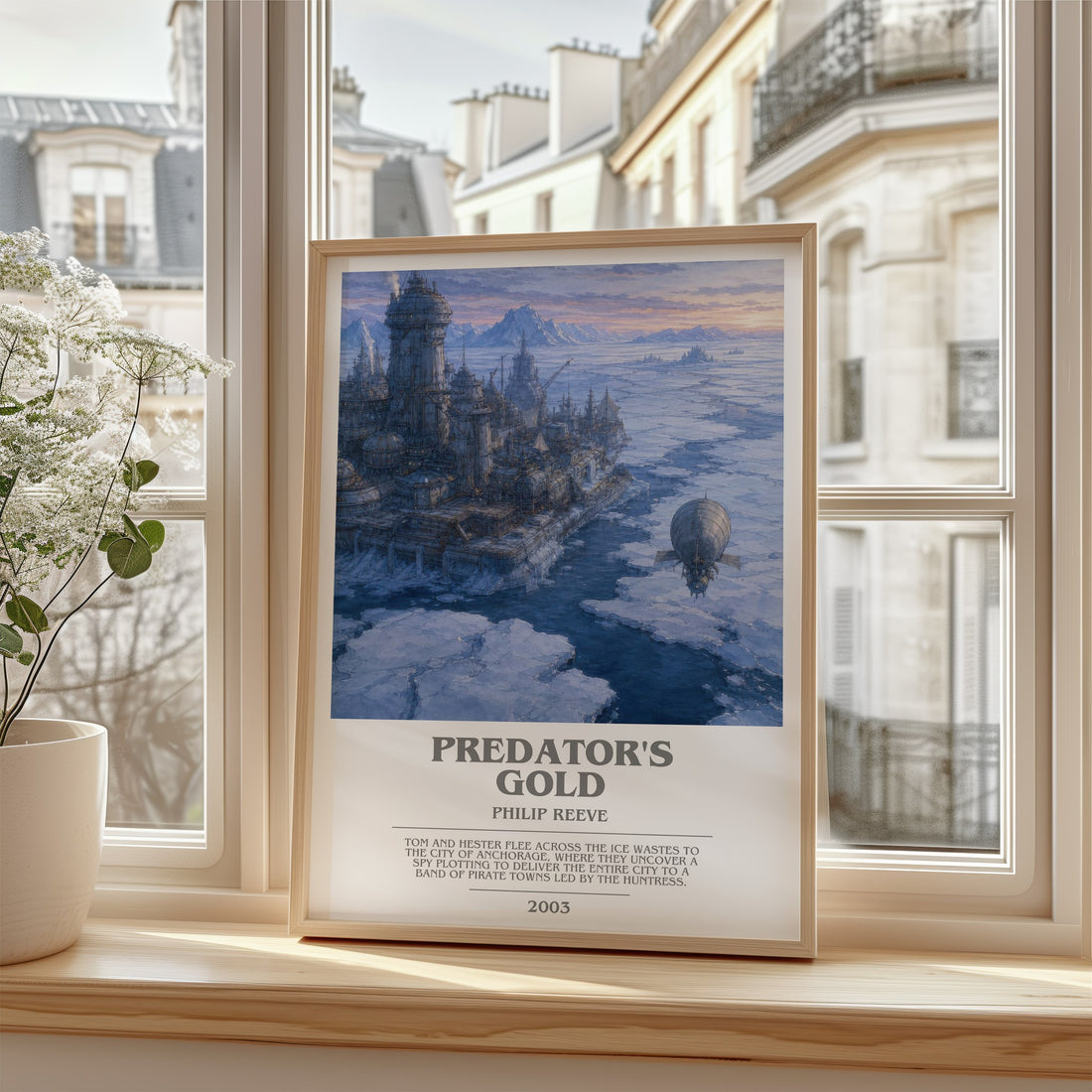 Predator's Gold bookish poster colour and style options – Philip Reeve book art