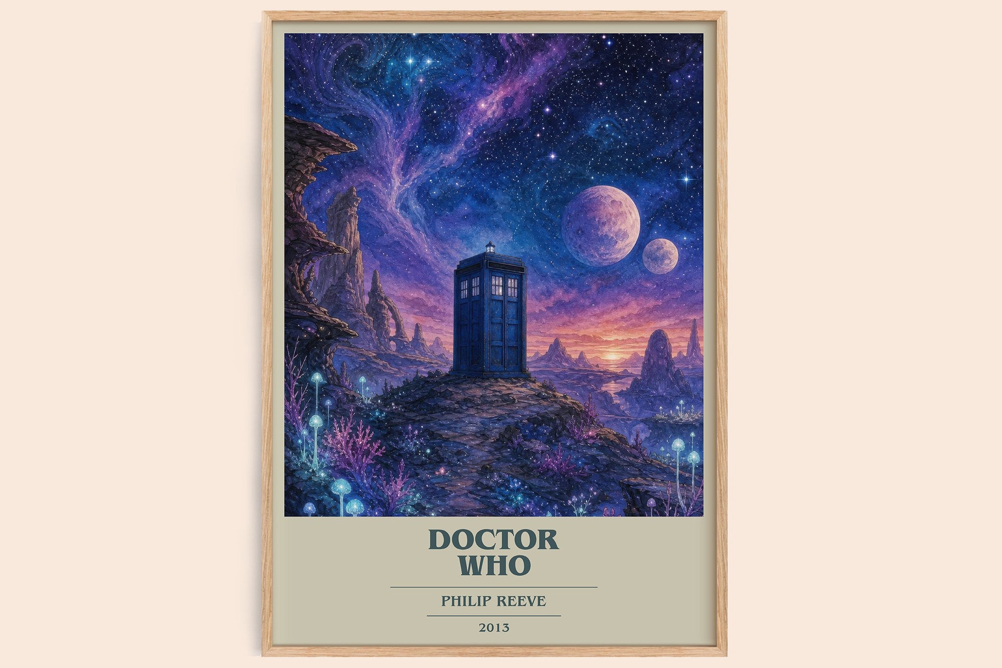 Doctor Who Book Cover Poster by Philip Reeve