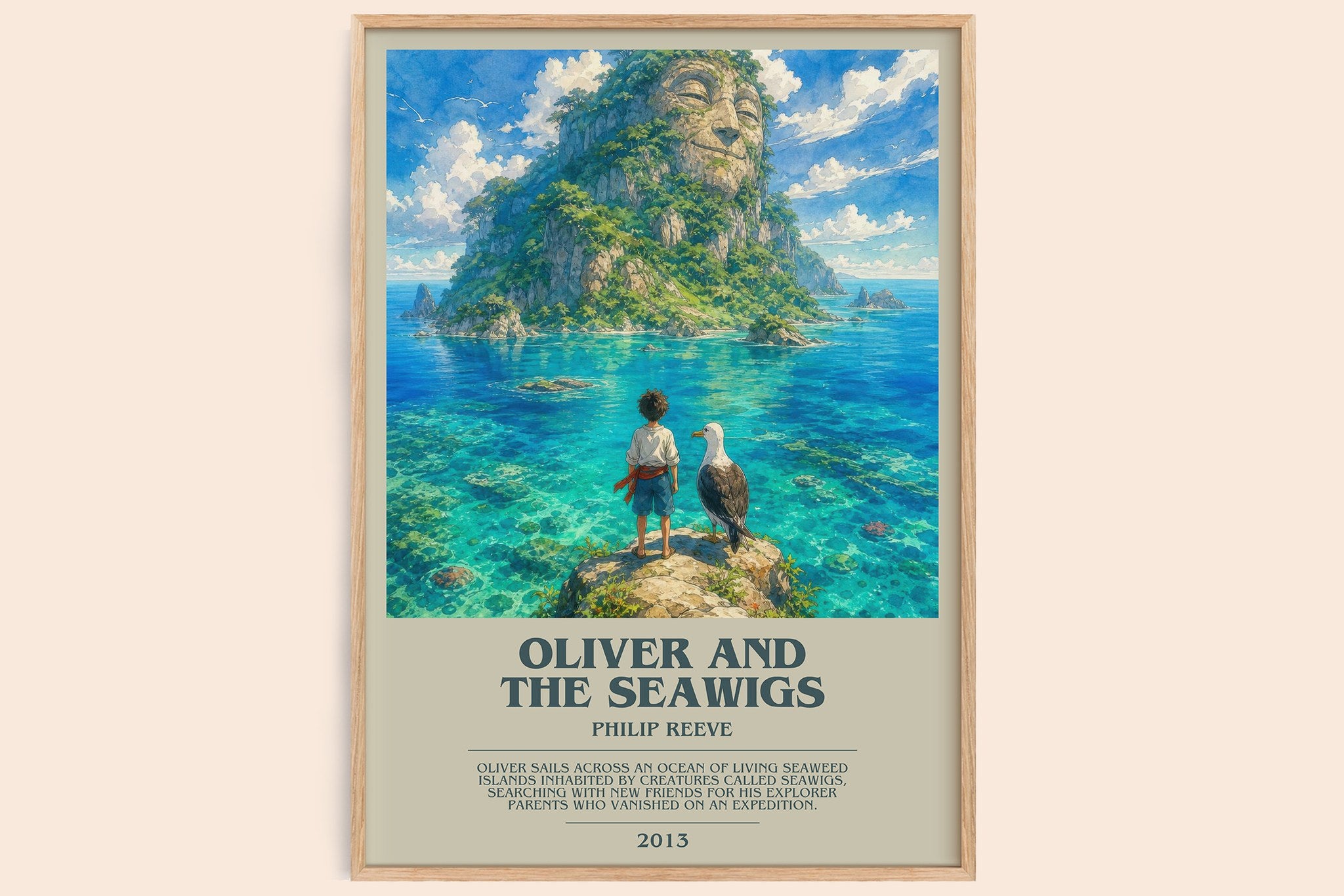 Oliver And The Seawigs Bookish Wall Art by Philip Reeve
