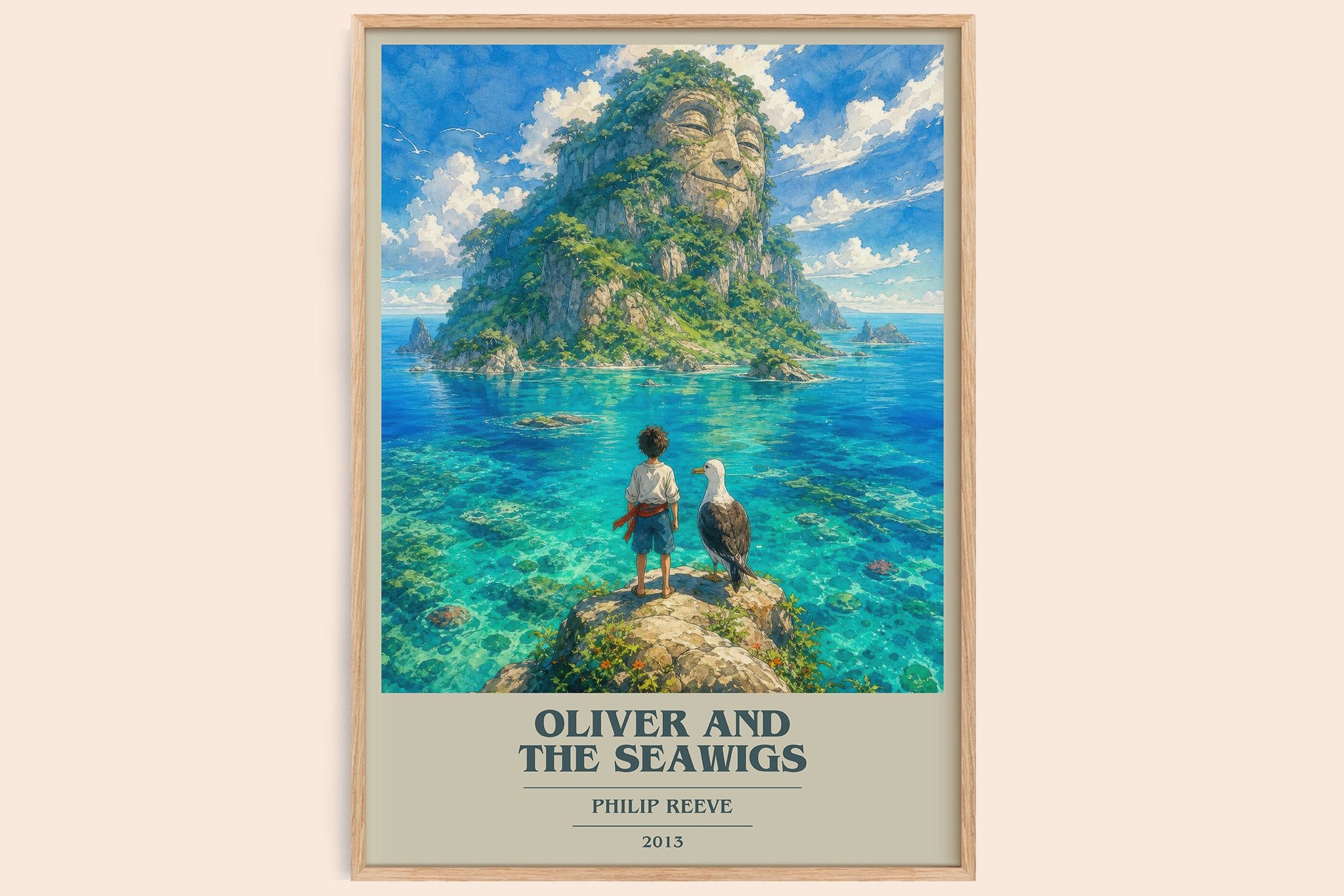 Oliver And The Seawigs Book Cover Poster by Philip Reeve