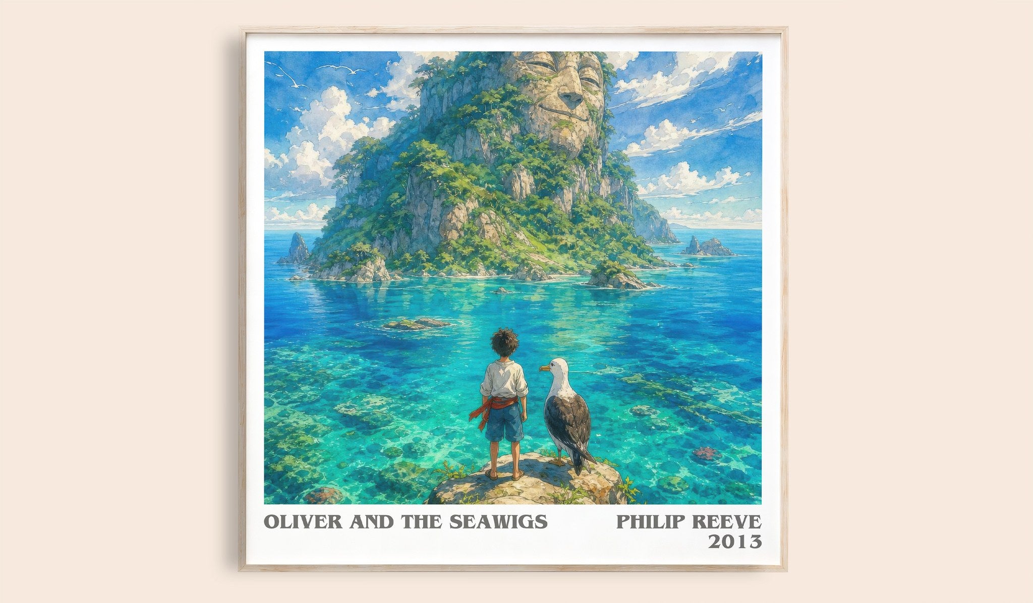 Oliver And The Seawigs Literary Art Print by Philip Reeve