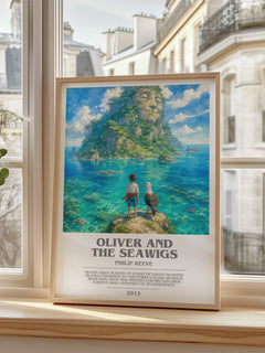 Oliver And The Seawigs bookish poster colour and style options – Philip Reeve book art