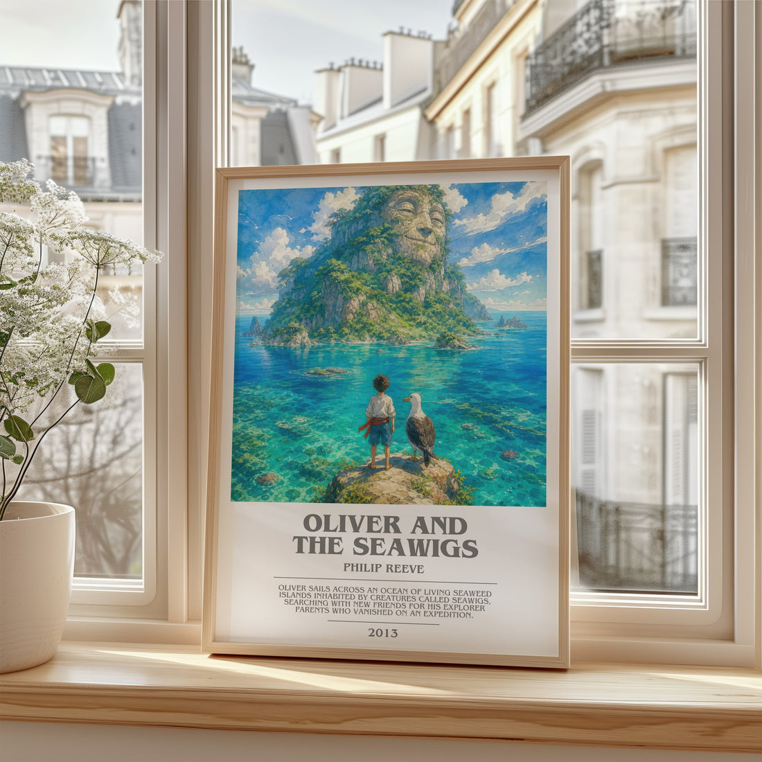 Oliver And The Seawigs bookish poster colour and style options – Philip Reeve book art