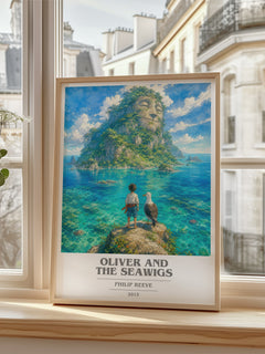Oliver And The Seawigs book cover poster colour and style options – Philip Reeve book art