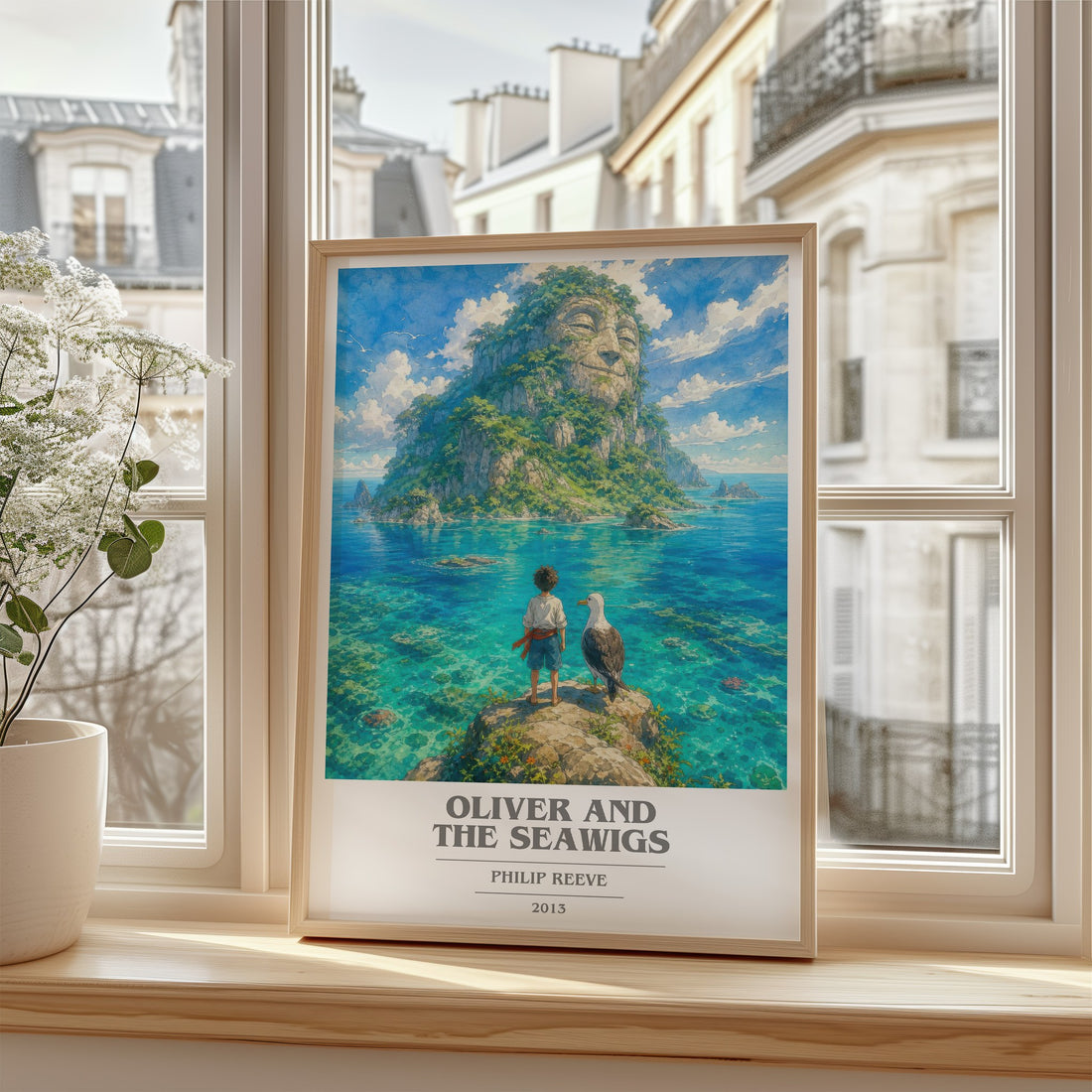 Oliver And The Seawigs book cover poster colour and style options – Philip Reeve book art