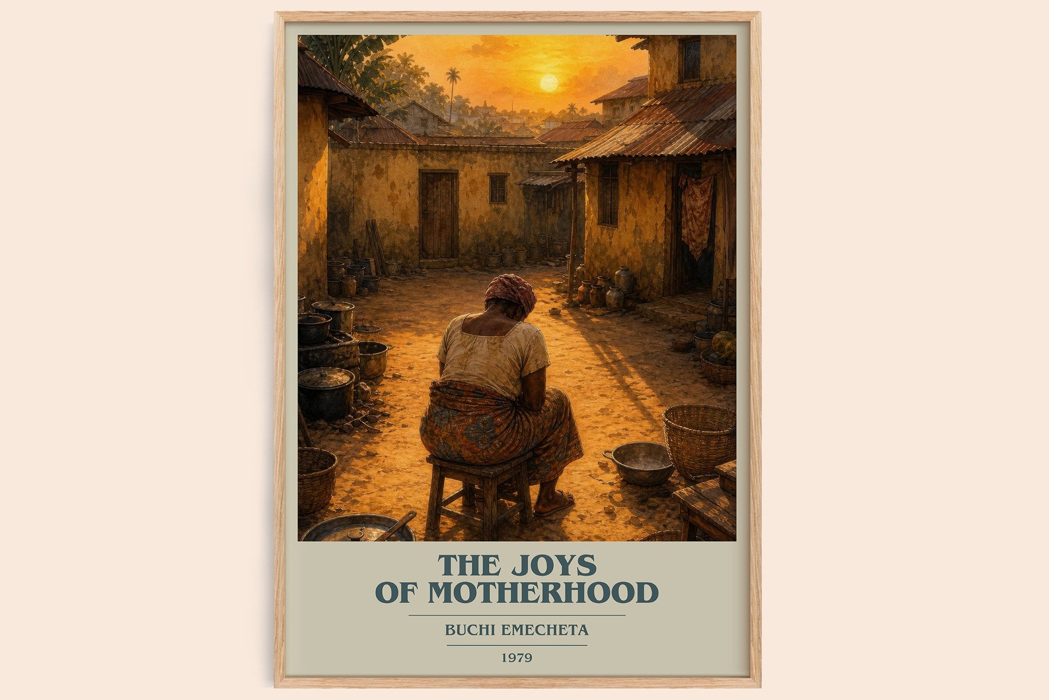 The Joys of Motherhood Book Cover Poster by Buchi Emecheta