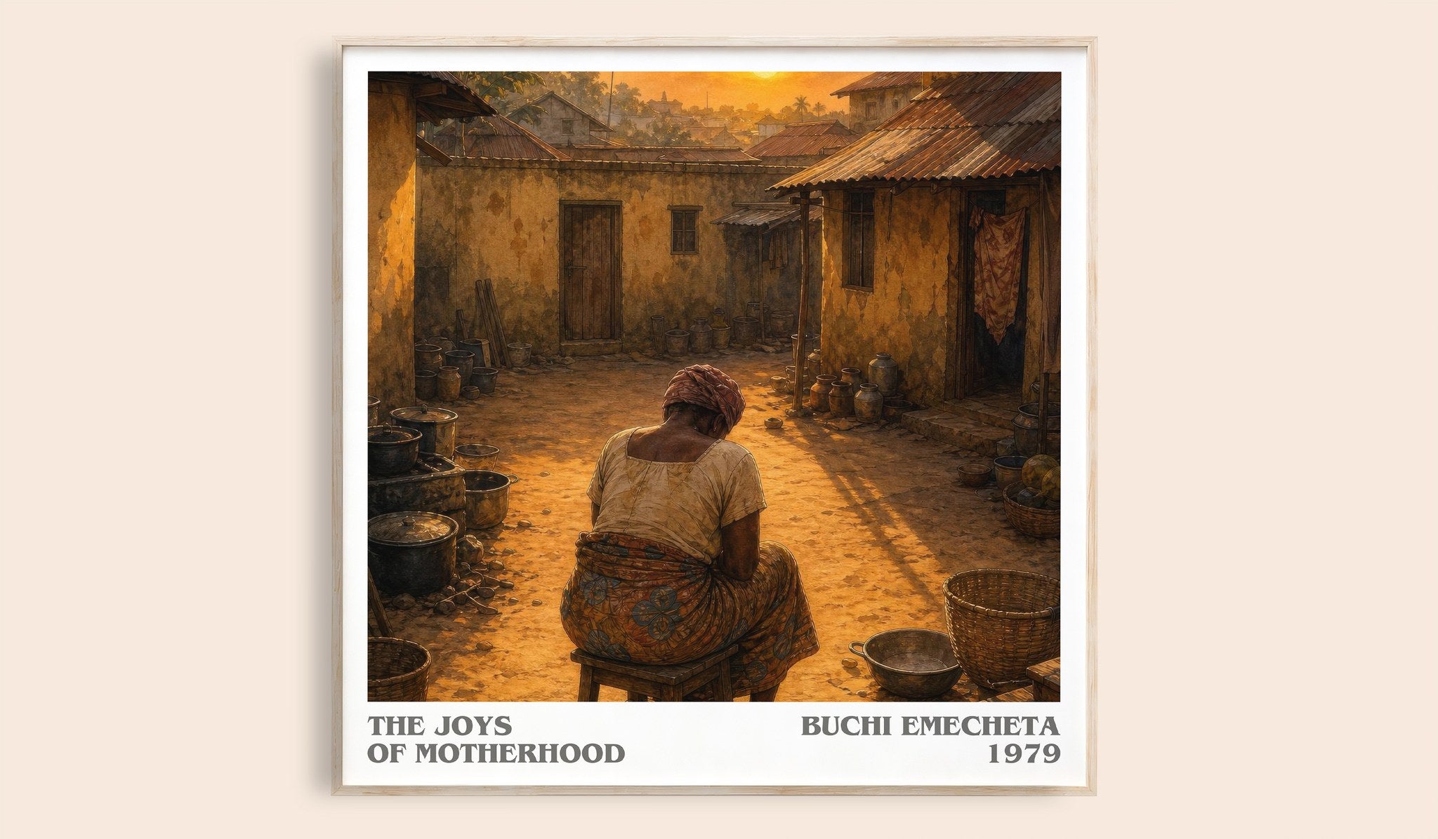 The Joys of Motherhood Literary Art Print by Buchi Emecheta