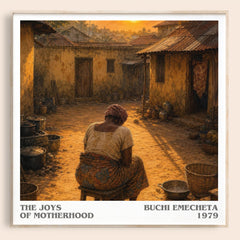 The Joys of Motherhood literary book poster by Buchi Emecheta – framed literary art print
