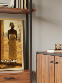 The slave girl book watercolour illustration paper finish options – matte satin gloss
