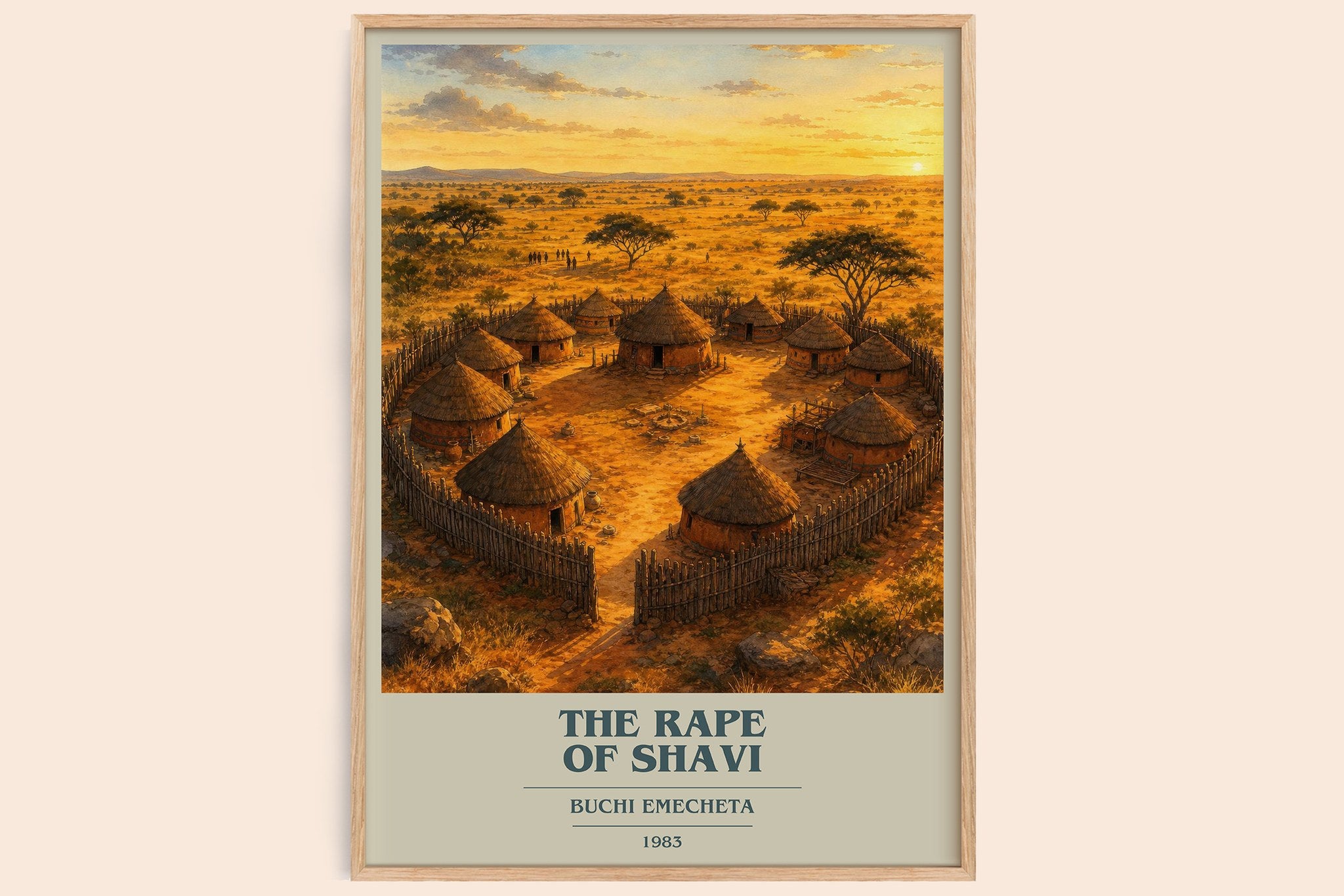 The rape of Shavi Book Cover Poster by Buchi Emecheta
