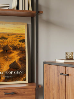 The rape of Shavi book watercolour illustration paper finish options – matte satin gloss