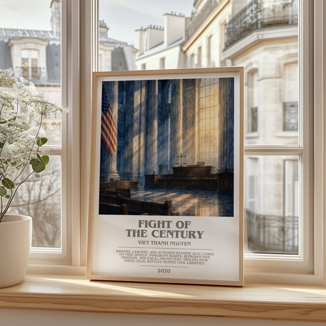 Fight of the Century bookish poster colour and style options – Viet Thanh Nguyen book art