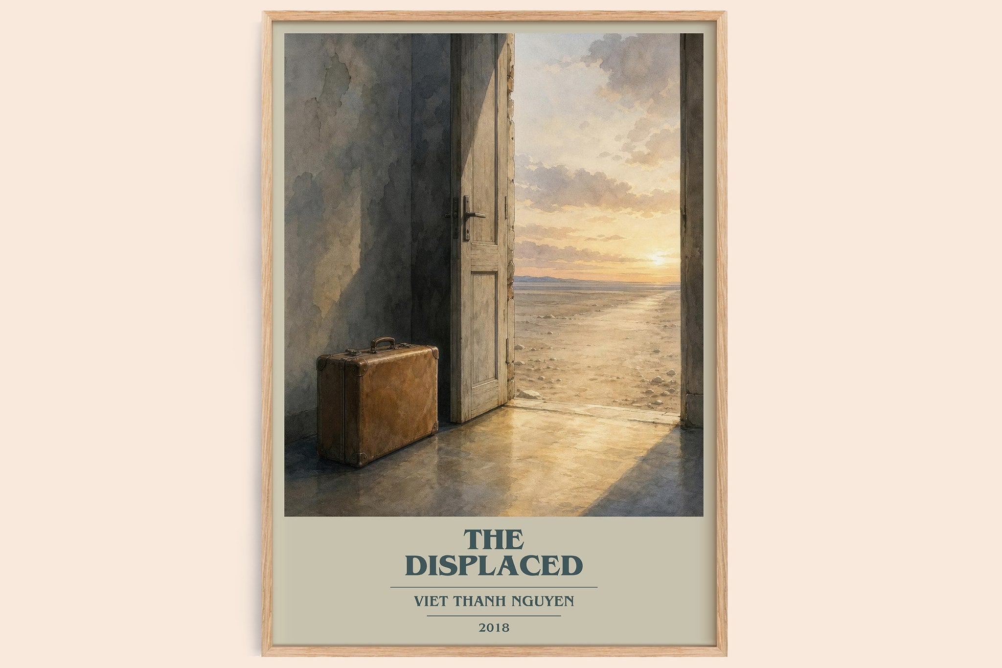 The Displaced Book Cover Poster by Viet Thanh Nguyen