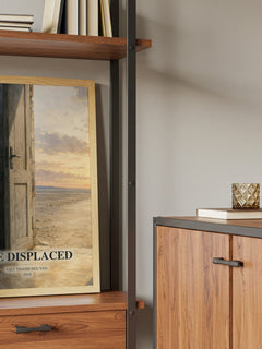 The Displaced book watercolour illustration paper finish options – matte satin gloss
