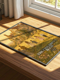 The Children's Book watercolour book poster framed on wall – historical fiction wall art