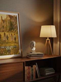 The Children's Book watercolour print on bookshelf – A. S. Byatt fan gift