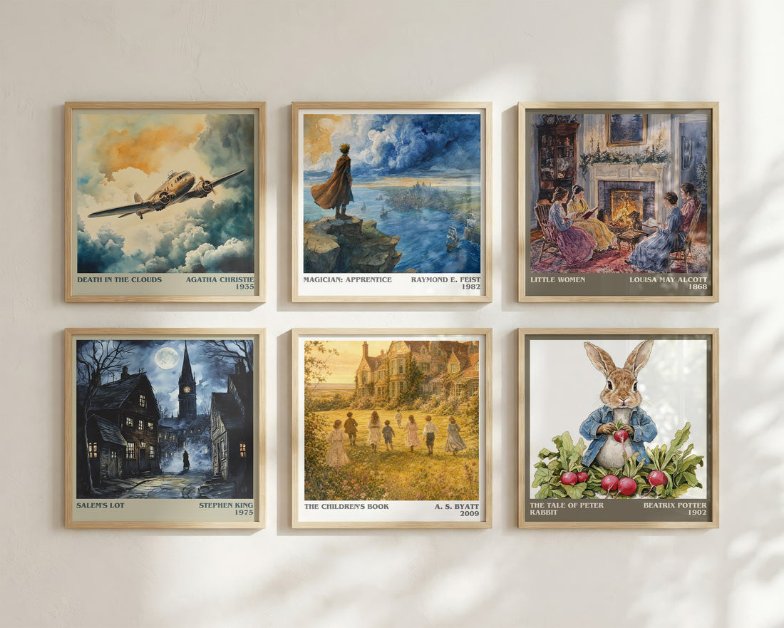 The Children's Book literary art print colour and style options – A. S. Byatt book art