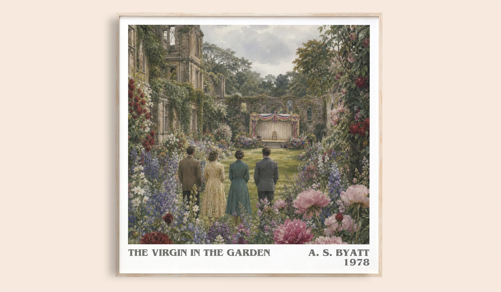 The virgin in the garden Literary Art Print by A. S. Byatt
