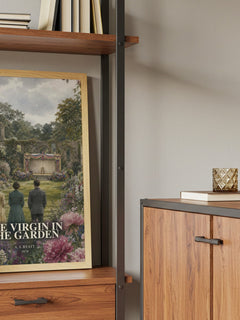 The virgin in the garden book watercolour illustration paper finish options – matte satin gloss