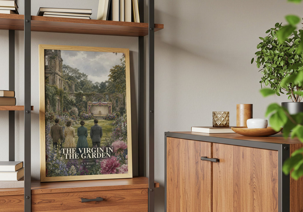 The virgin in the garden book watercolour illustration paper finish options – matte satin gloss