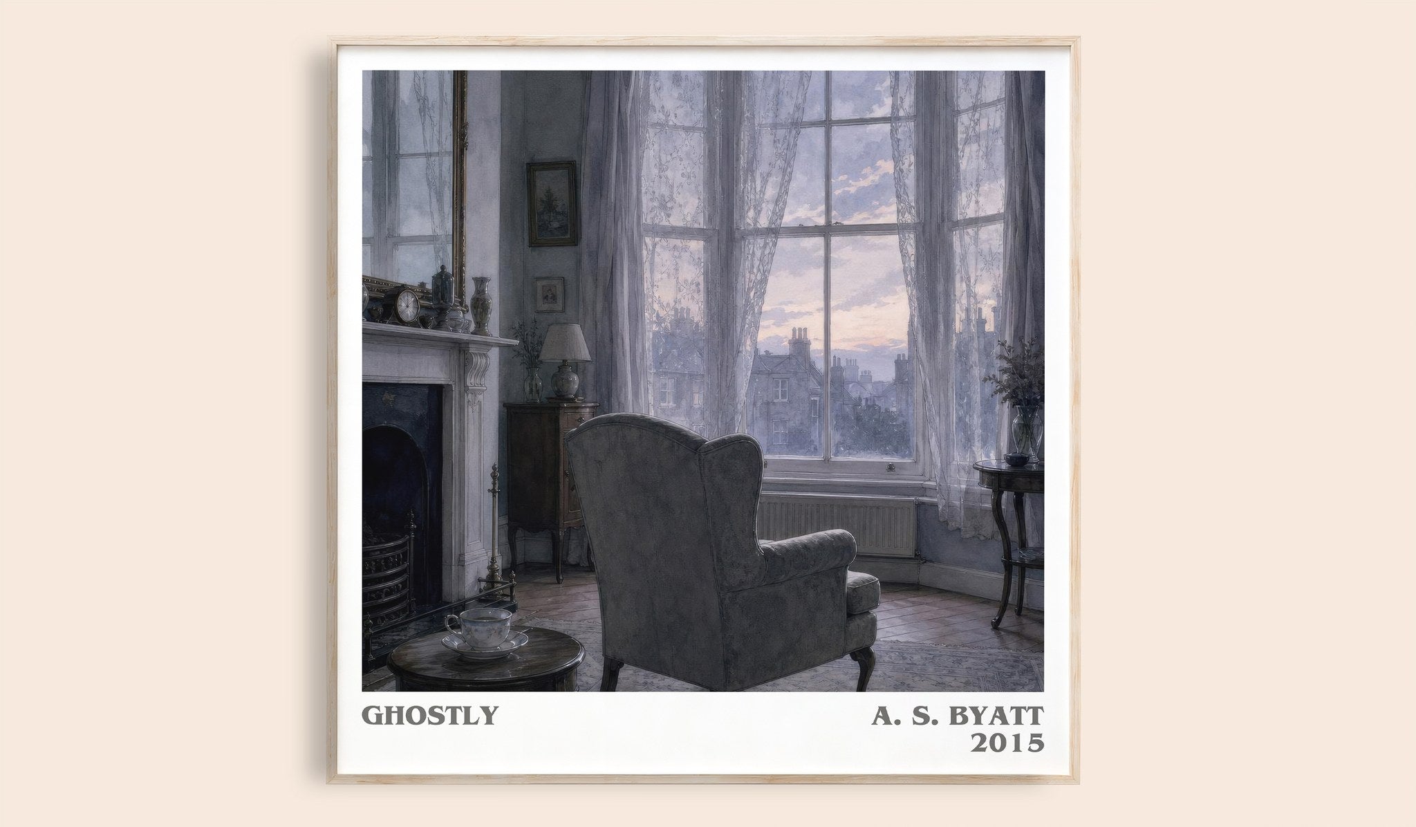 Ghostly Literary Art Print by A. S. Byatt