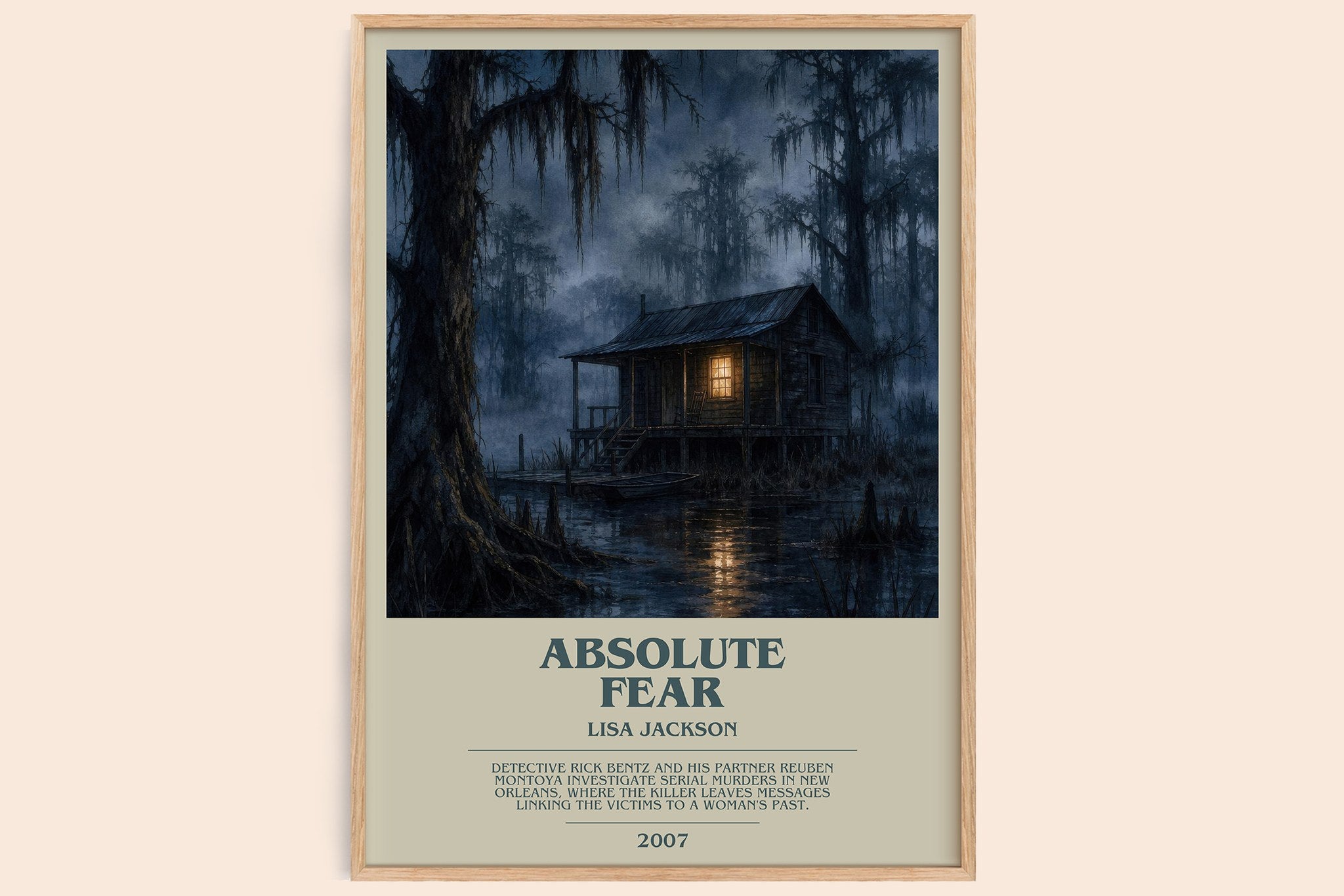 Absolute Fear Bookish Wall Art by Lisa Jackson