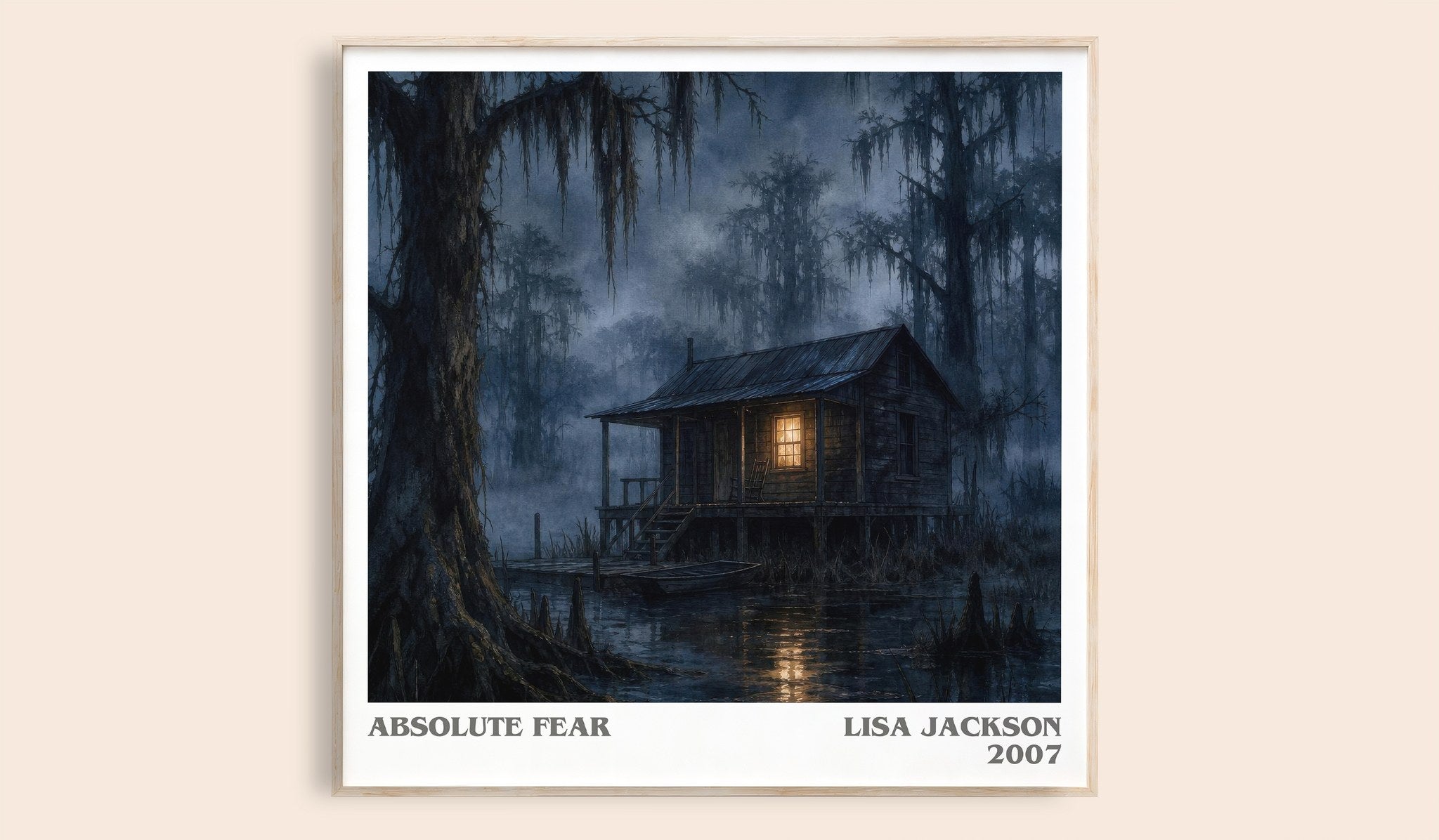 Absolute Fear Literary Art Print by Lisa Jackson
