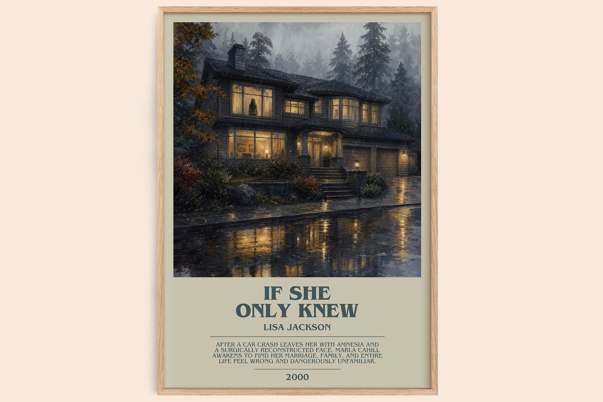 If She Only Knew Bookish Wall Art by Lisa Jackson