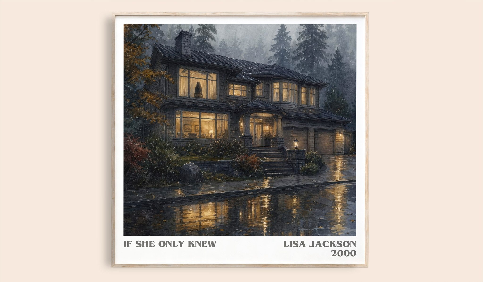 If She Only Knew Literary Art Print by Lisa Jackson