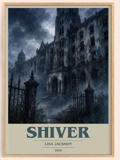 Shiver Book Cover Poster by Lisa Jackson – framed poster