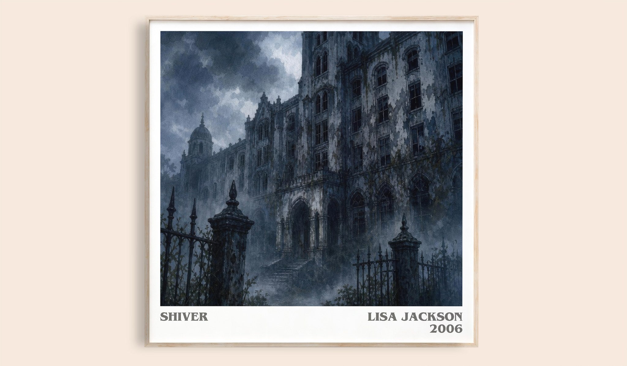 Shiver Literary Art Print by Lisa Jackson