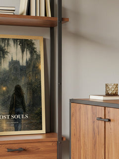 Lost Souls book watercolour illustration paper finish options – matte satin gloss