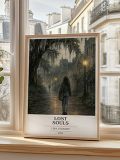 Lost Souls book cover poster colour and style options – Lisa Jackson book art