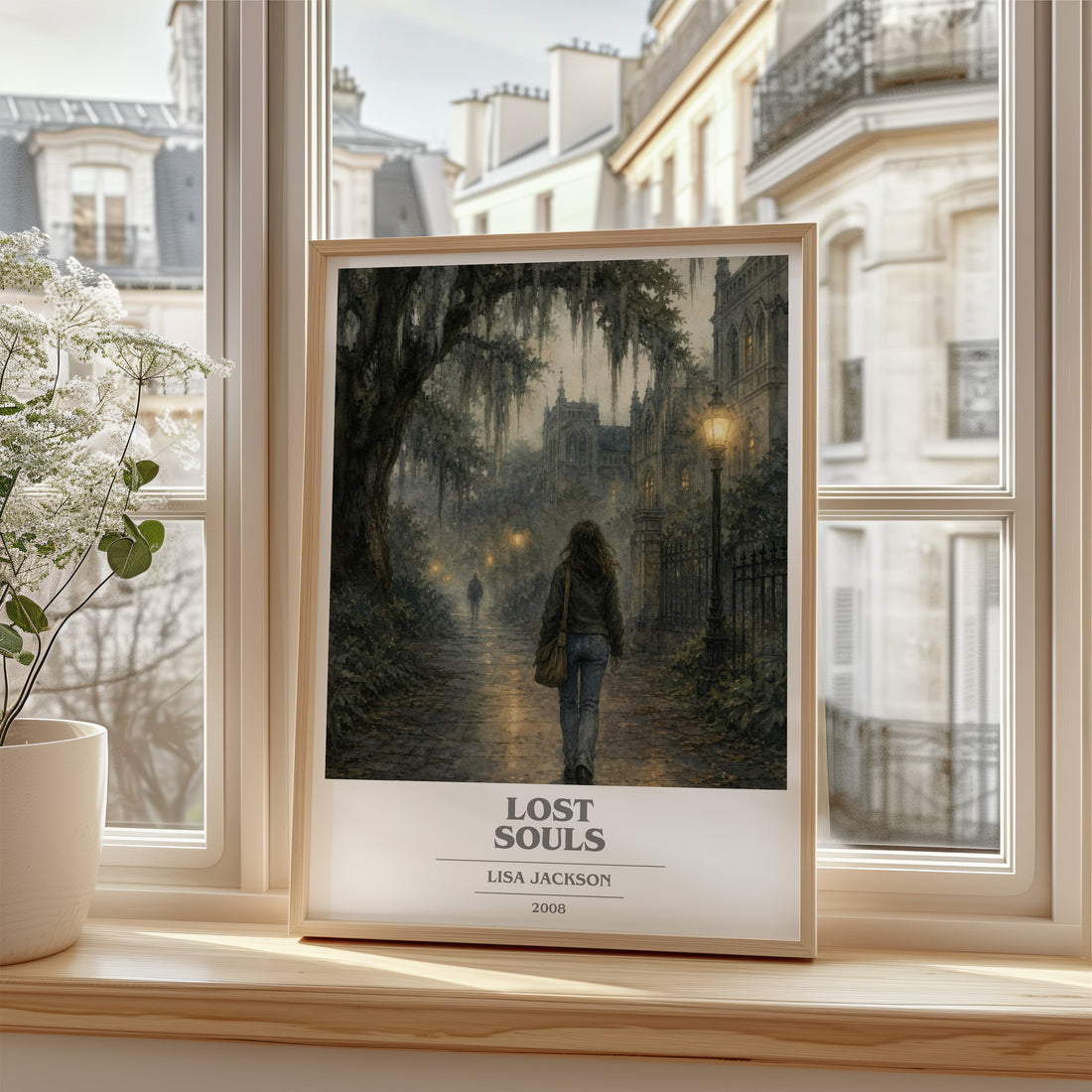Lost Souls book cover poster colour and style options – Lisa Jackson book art