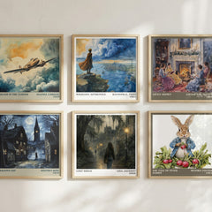 Lost Souls literary art print colour and style options – Lisa Jackson book art
