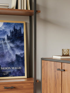 Full Moon Magic book watercolour illustration paper finish options – matte satin gloss