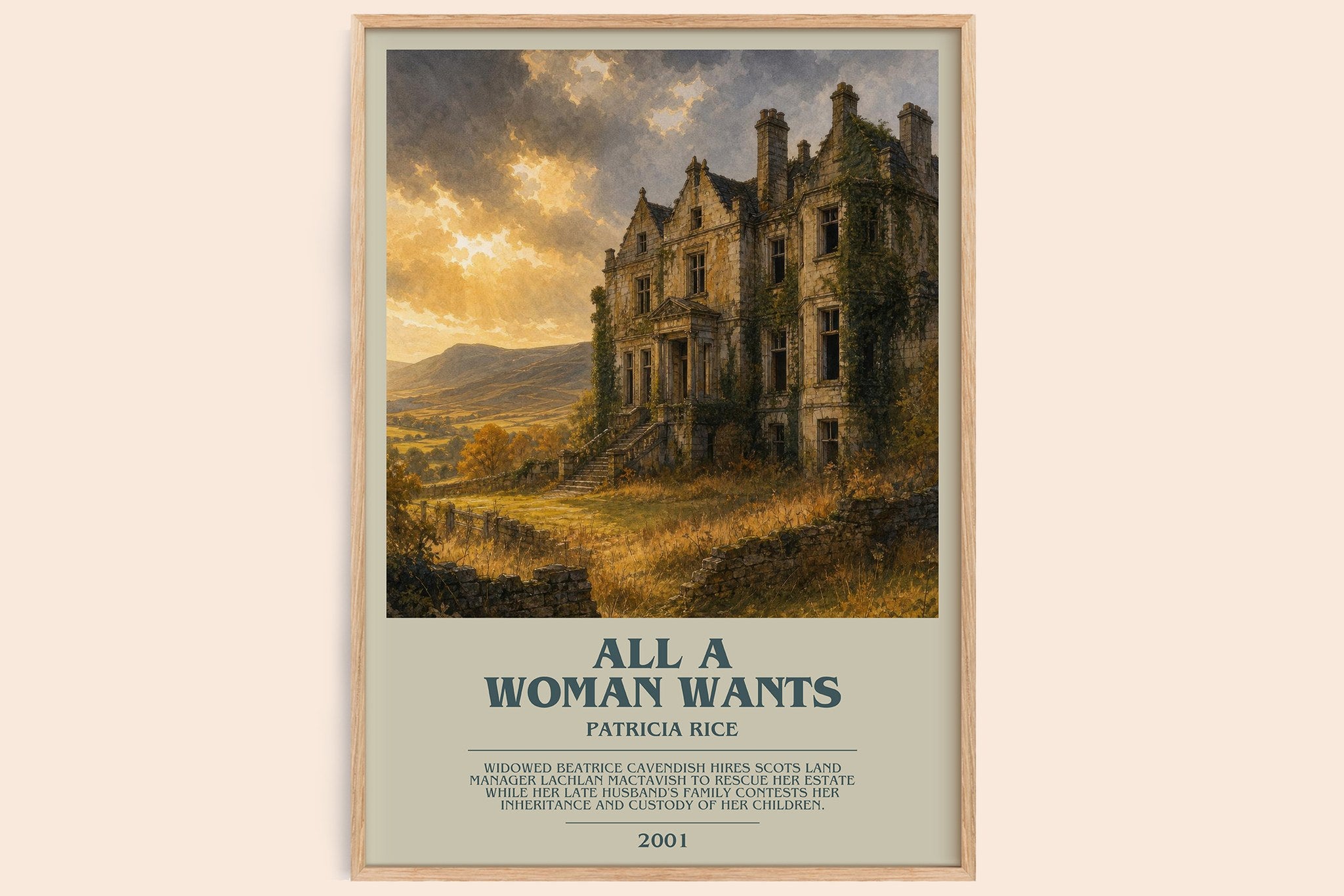 All a Woman Wants Bookish Wall Art by Patricia Rice