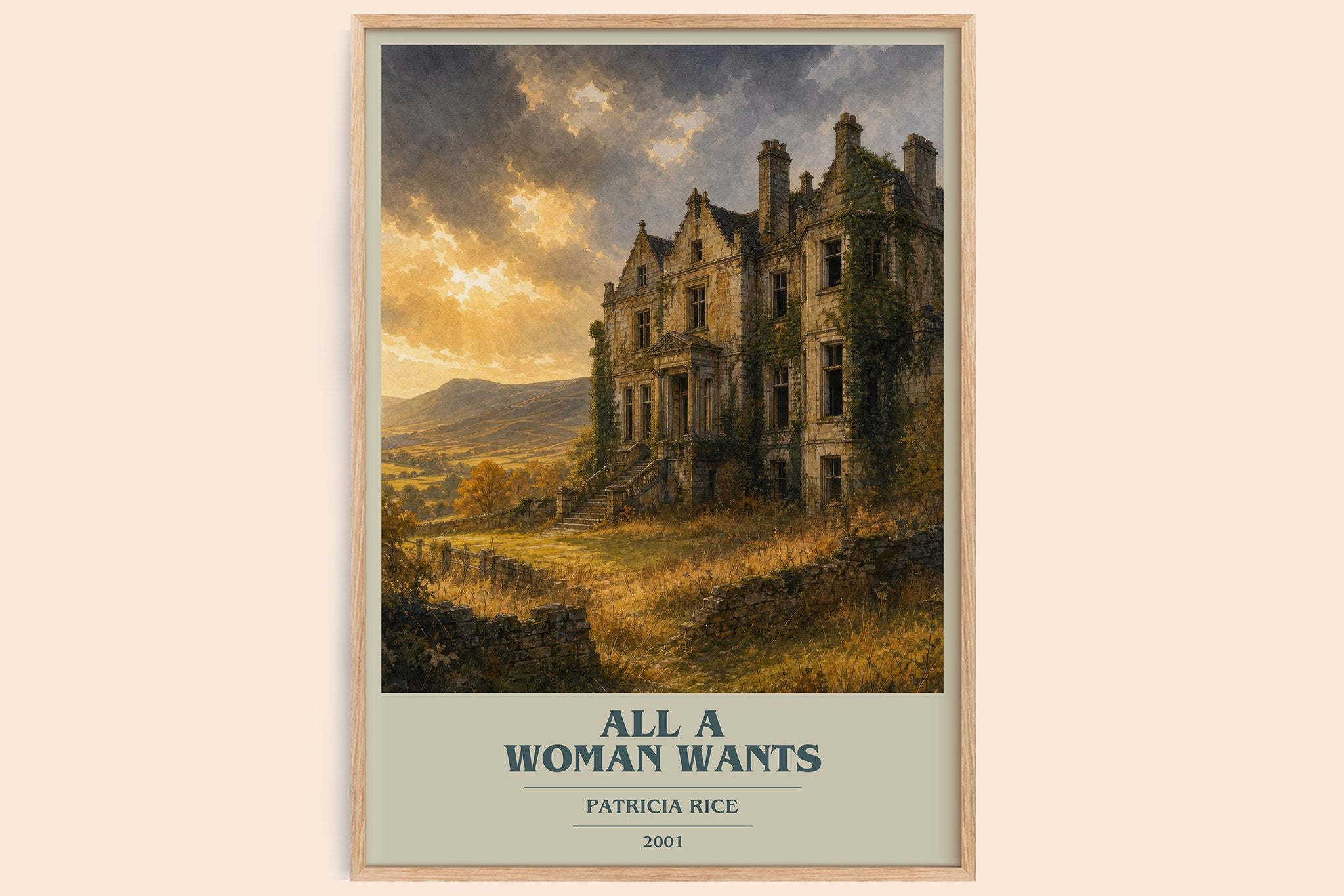 All a Woman Wants Book Cover Poster by Patricia Rice