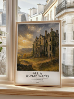 All a Woman Wants book cover poster colour and style options – Patricia Rice book art