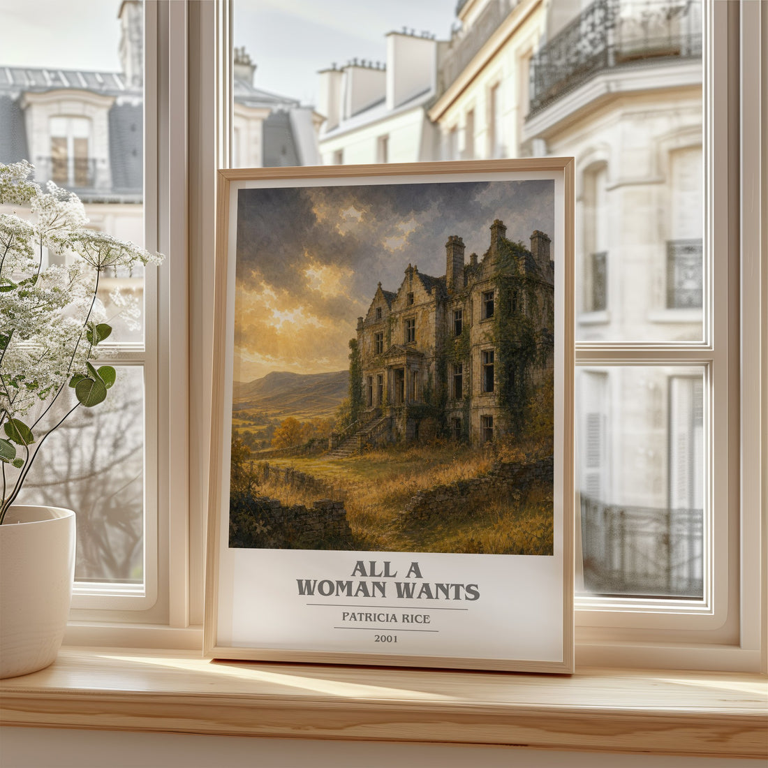 All a Woman Wants book cover poster colour and style options – Patricia Rice book art