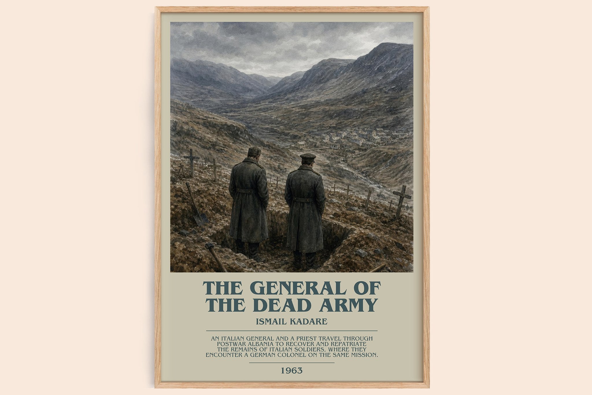The General of the Dead Army Bookish Wall Art by Ismail Kadare