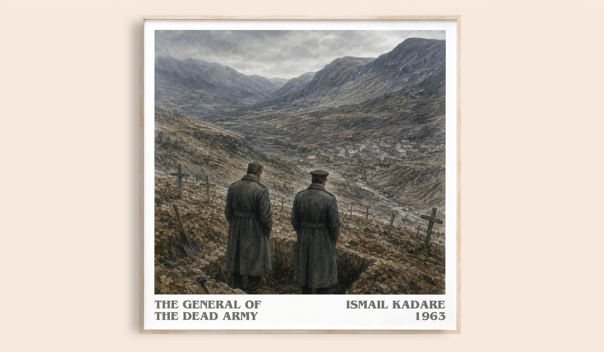 The General of the Dead Army Literary Art Print by Ismail Kadare
