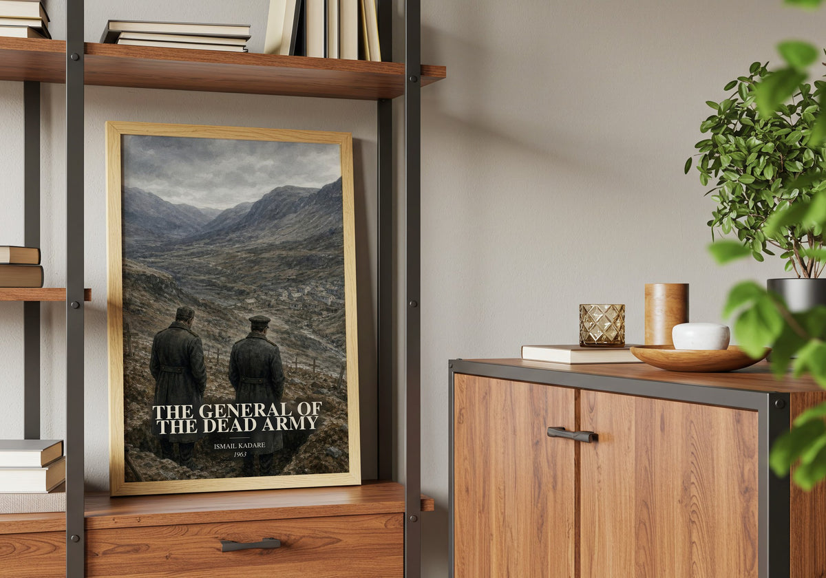 The General of the Dead Army book watercolour illustration paper finish options – matte satin gloss