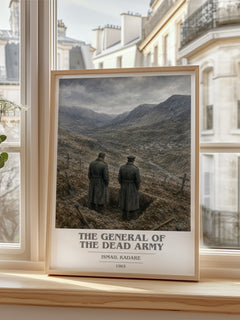 The General of the Dead Army book cover poster colour and style options – Ismail Kadare book art