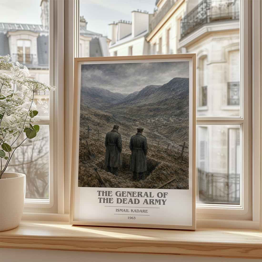 The General of the Dead Army book cover poster colour and style options – Ismail Kadare book art