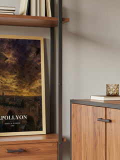 Apollyon book watercolour illustration paper finish options – matte satin gloss